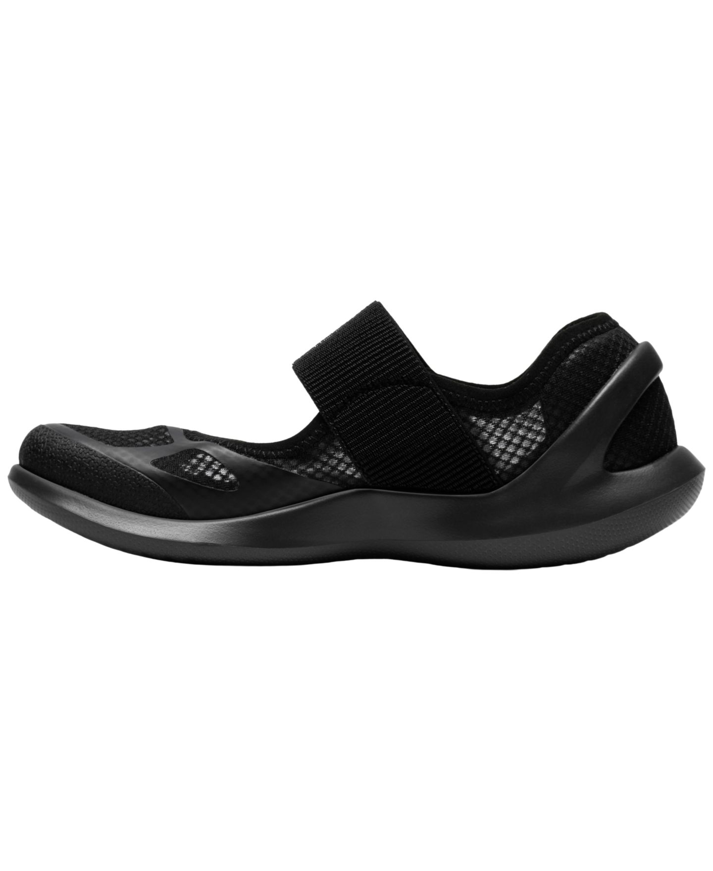 Женские балетки Clarks Cloudsteppers Solevana с ремешком, цвет: Чёрный — фото 6