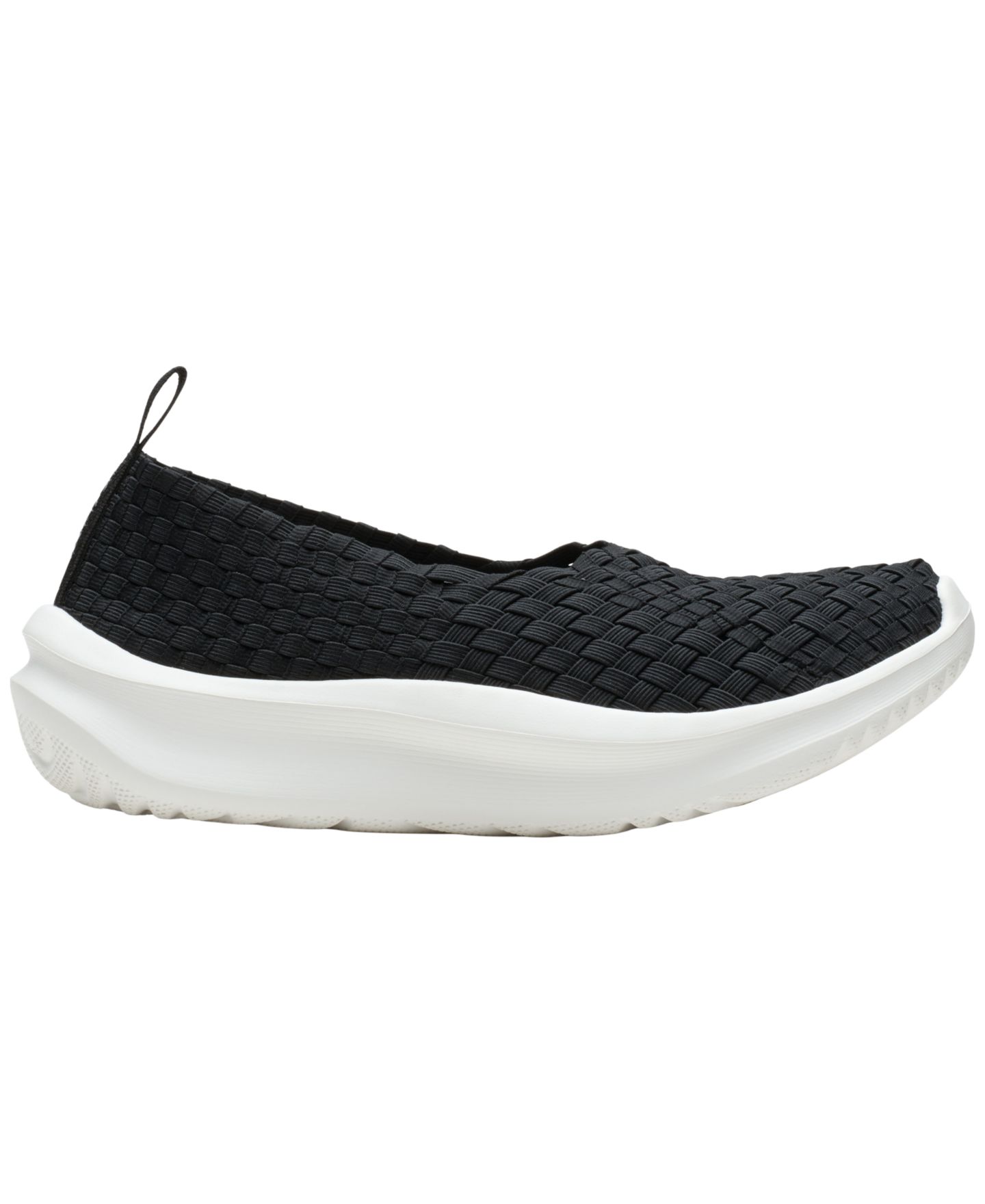 Женские кроссовки Clarks Cloudsteppers Solevana Weave Slip On, цвет: Чёрный — фото 2