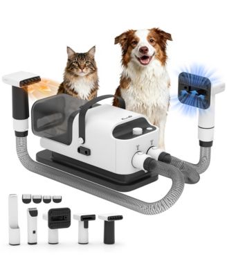 5 in 1 Dog Grooming Vacuum & Dryer w/ Clipper for Shedding Pet Hair