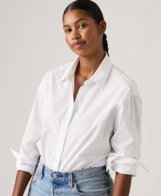 Women's Point Collar Long-Sleeve Shirt