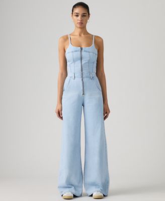 Women's Bustier Scoop Neck Jumpsuit