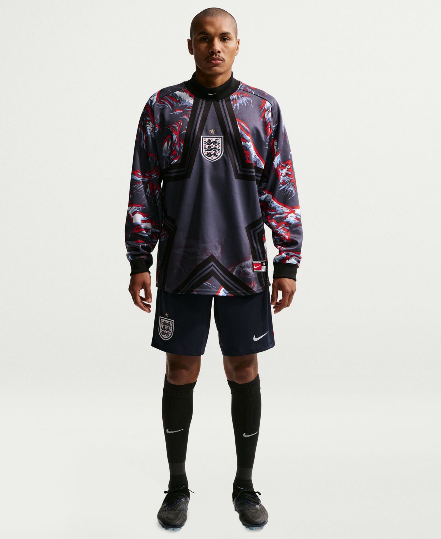 Мужские шорты Nike England Strike Soccer Dri-FIT Knit, цвет: Синий — фото 2