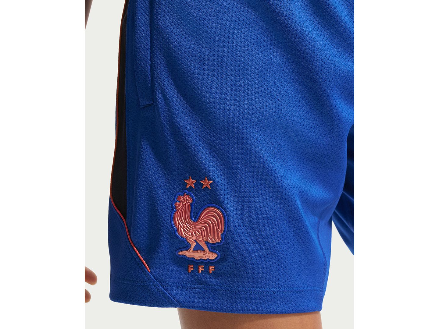 Детские шорты Nike France Soccer Dri-FIT Knit, цвет: Королевский синий / Медный — фото 4