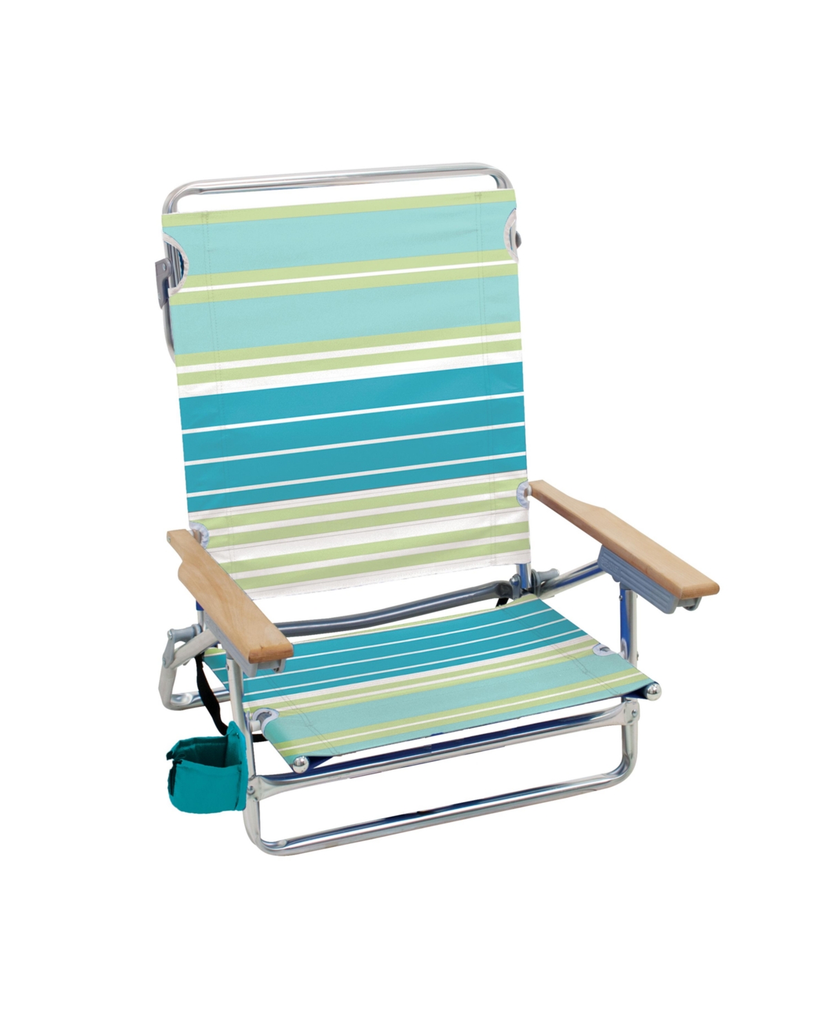 Rio Beach 2 x 2 x 3 ft Multi 5 Position Lay Flat Backpack Beach Chair