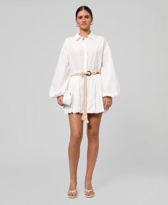 Women's Collared Neck Shirt Dress