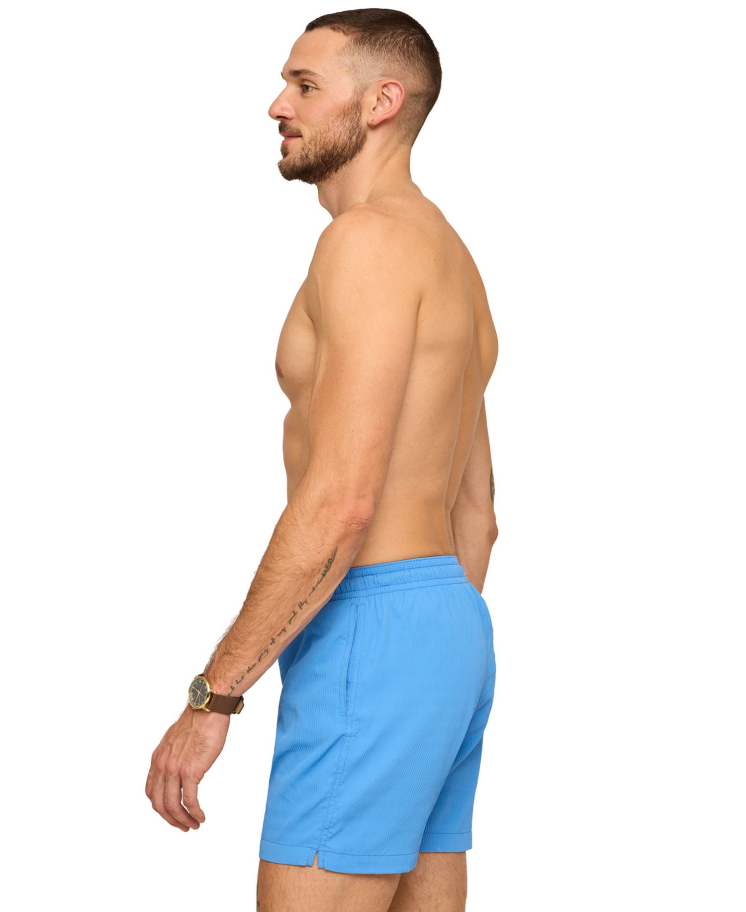 Men's The Cascade Coolers Textured 5.5" Swim Trunks