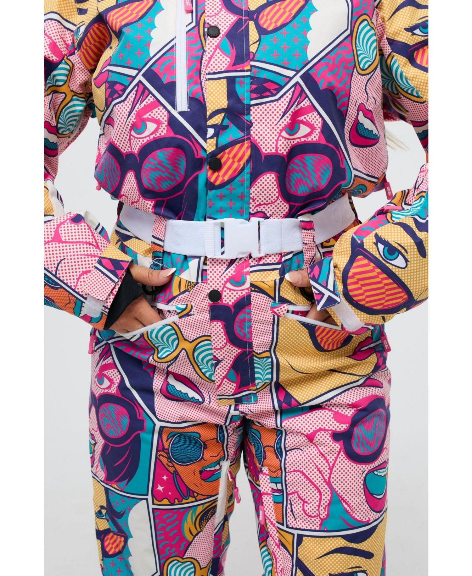 Women's Comic Book Candy - Shaped Ski Suit