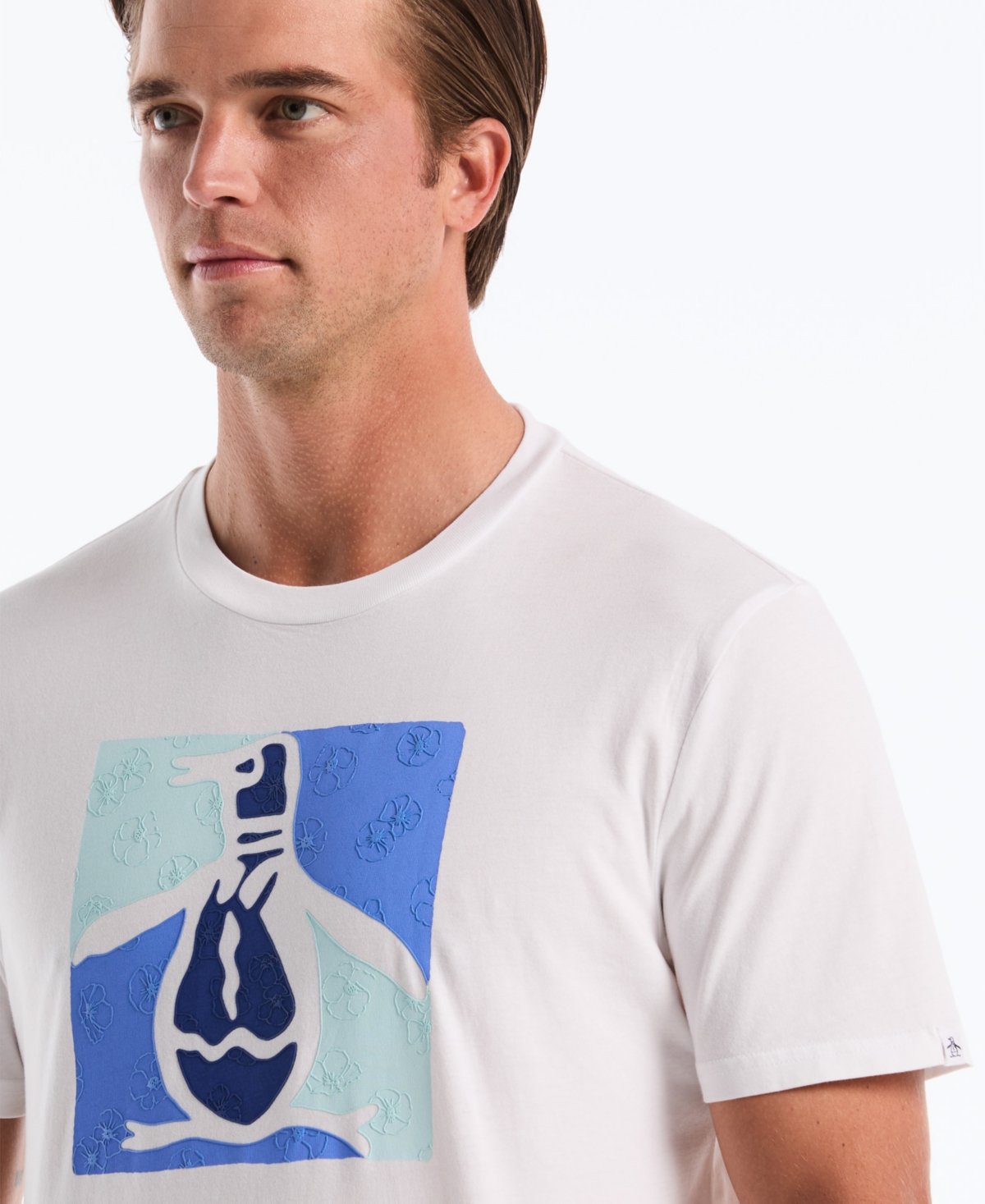 Original Penguin Men's Hd Floral Pete Print Tee