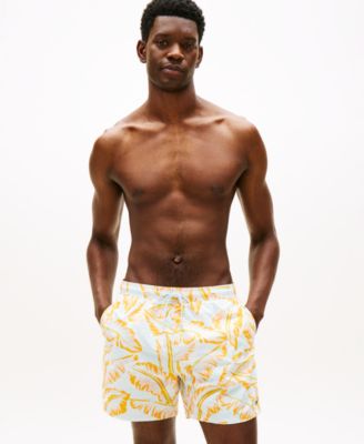 Men's Print Drawstring 5" Swim Trunks