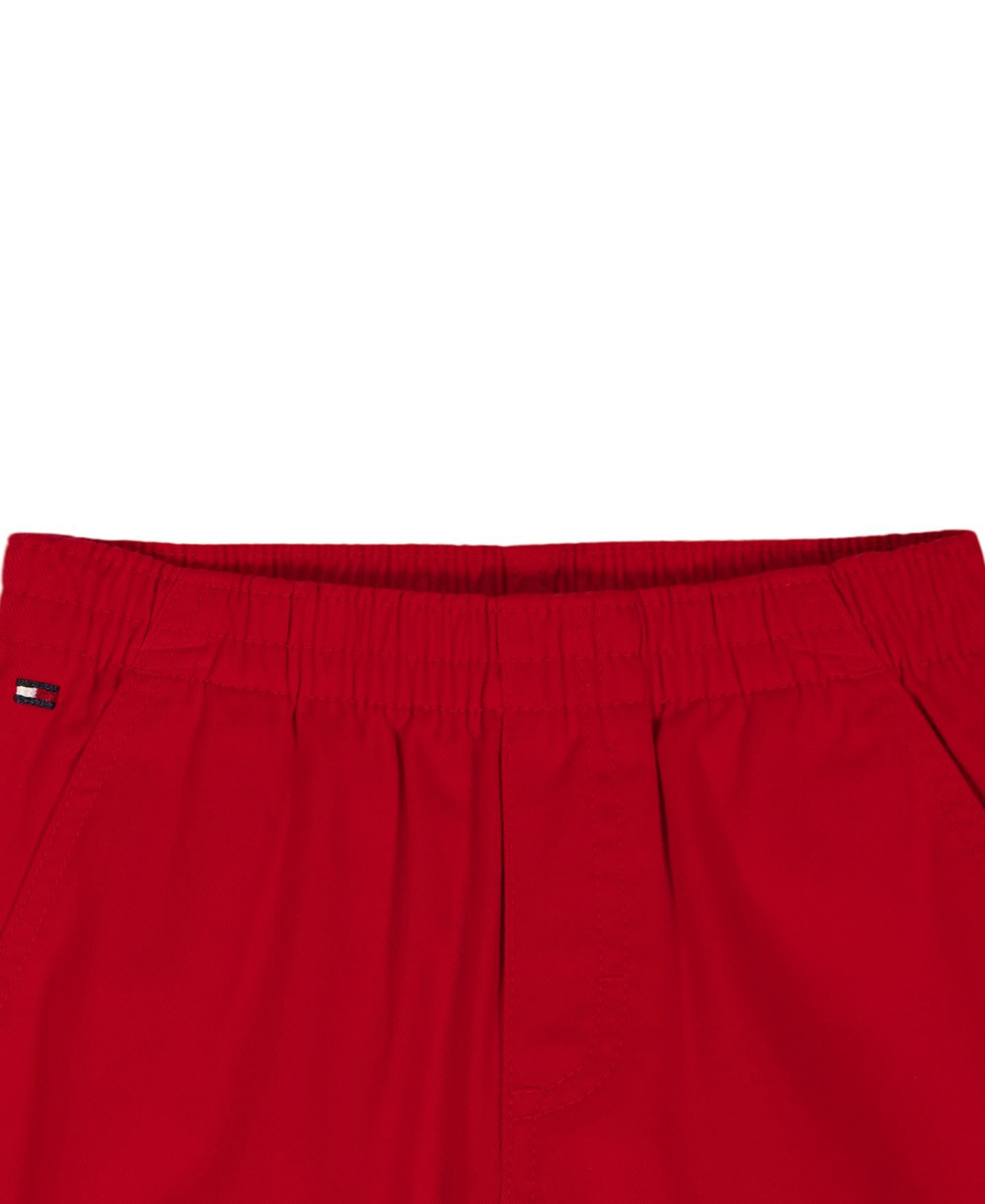 Детский комплект Tommy Hilfiger: футболка и шорты, 2T-7, цвет: Платиновый меланжевый / Красный — фото 7