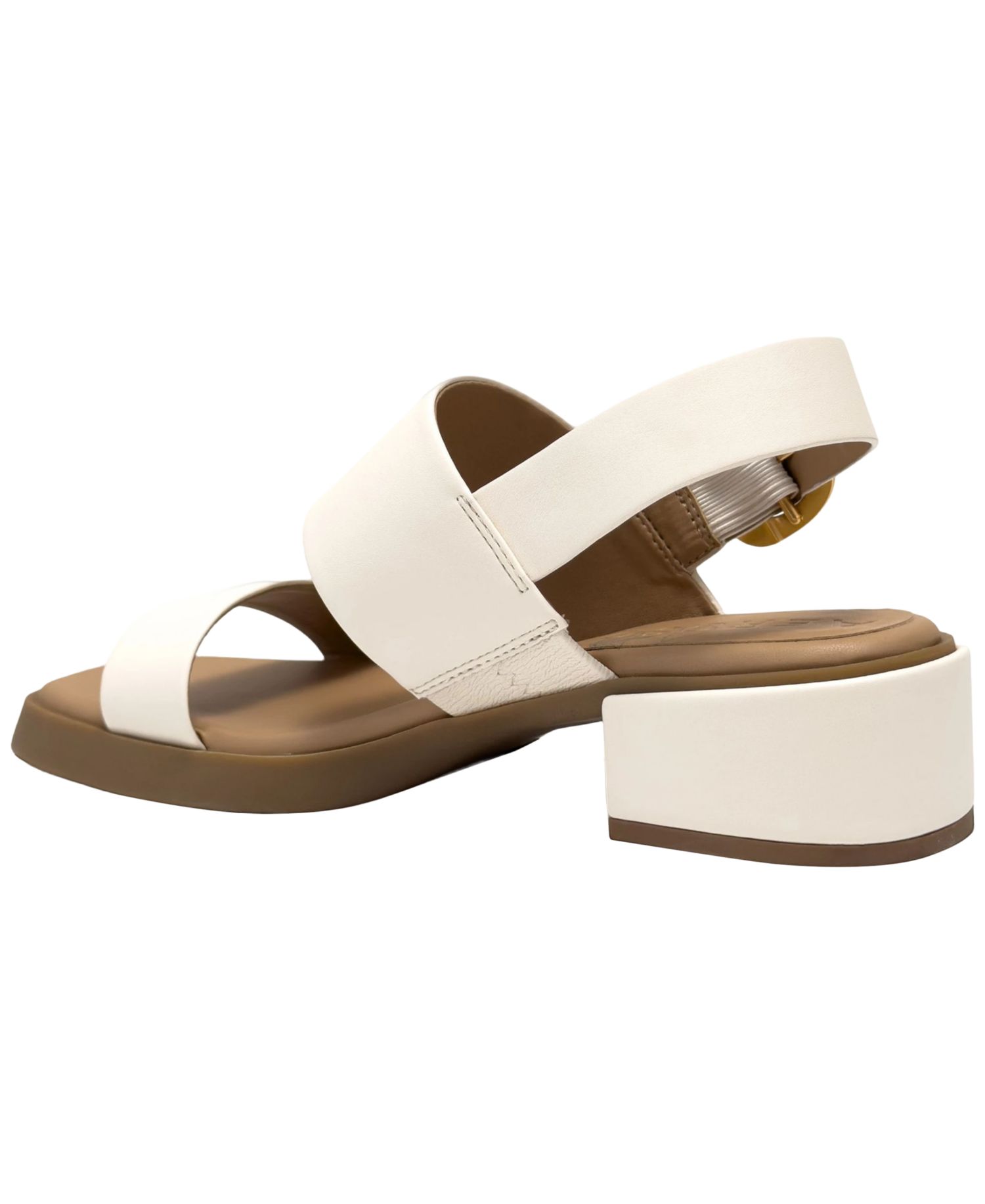 Women's Dove Low Heeled Square Toe Dress Sandals