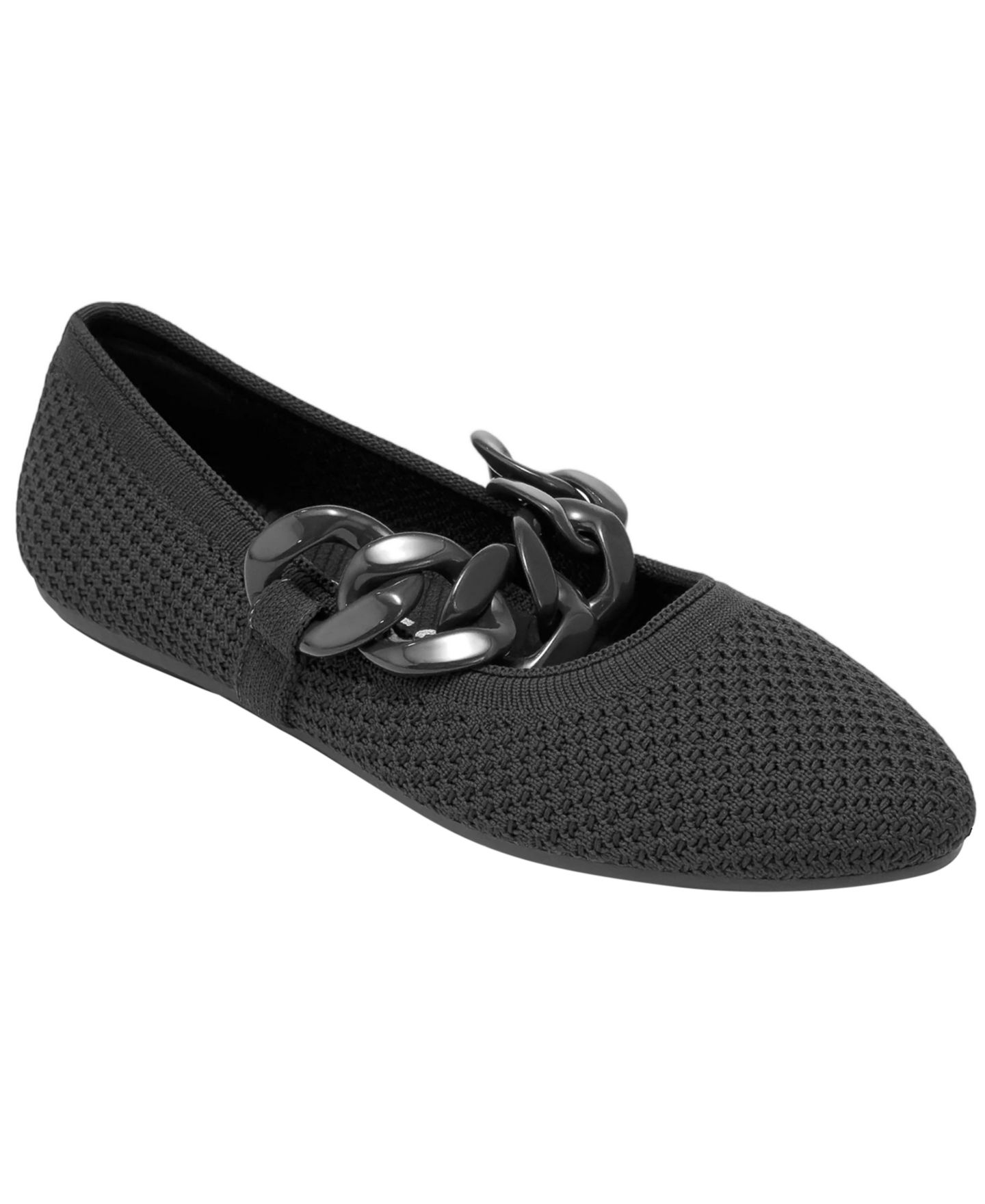 Женские трикотажные балетки-слипоны Aerosoles Alanisette, цвет: Чёрный — фото 1