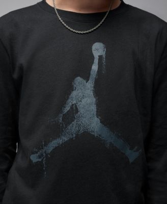 Boys' 8-20 Jumpman Drips Long-Sleeve T-Shirt