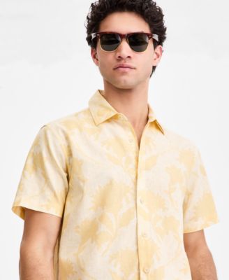 Men's Marina Floral-Print Short-Sleeve Shirt