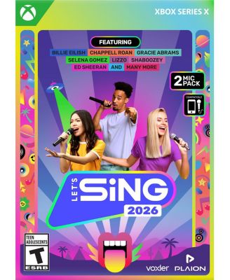 Lets Sing 2026 + 2 Mics for Xbox Series X