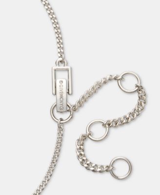 Cubic Zirconia Cluster Statement Necklace, 16" + 3" extender