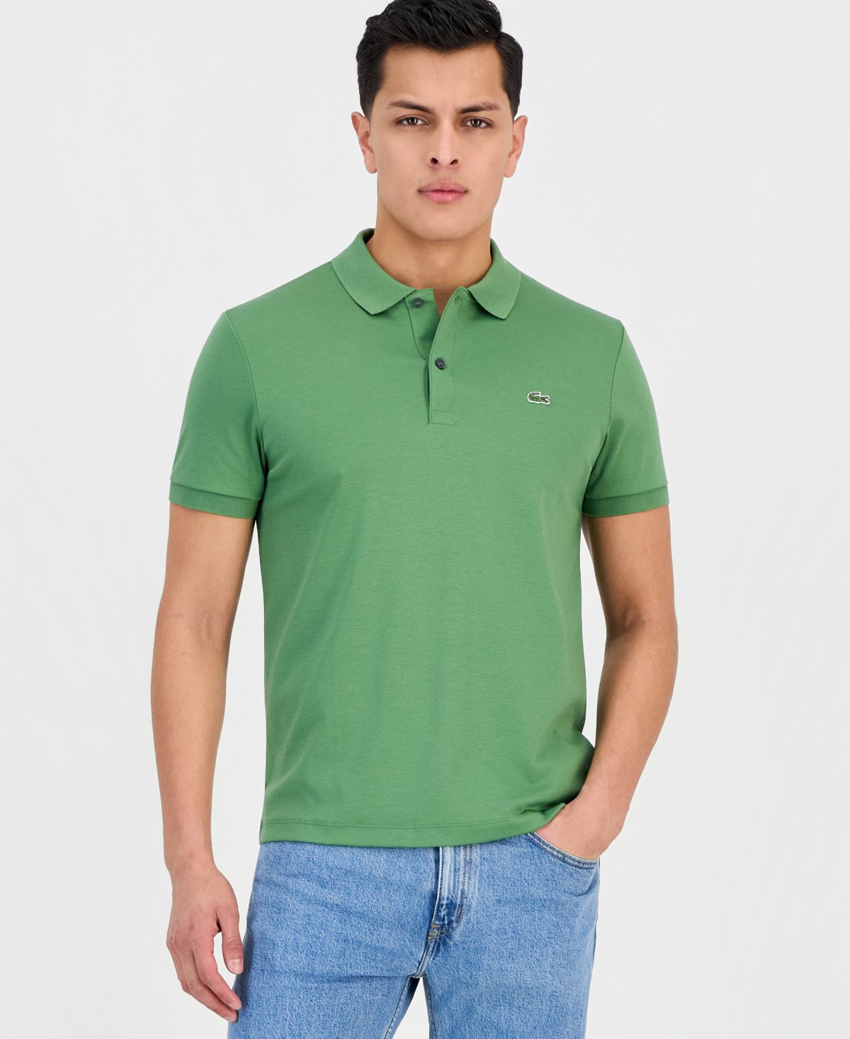 Мужские рубашки Lacoste Men's Regular-Fit Soft Touch Polo Shirt — фото 1