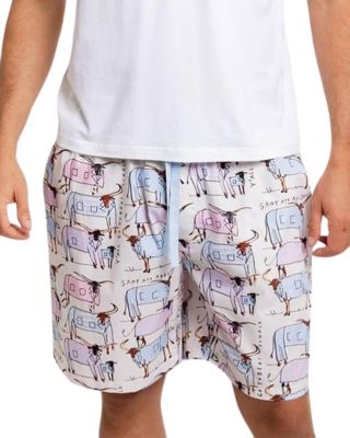 Men's Men s Organic Cotton Poplin Pajama Sleep Shorts