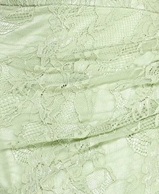 City Studios Juniors' Sequin Corset Strappy Scoop Neck Gown