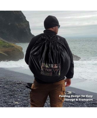 Portable Pop-Up Ground Camo Hunting Blind Enclosure, Surround View Shelter