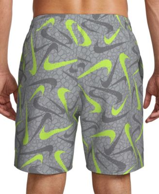 Men's 7" All-Over Logo Print Volley Swim Shorts