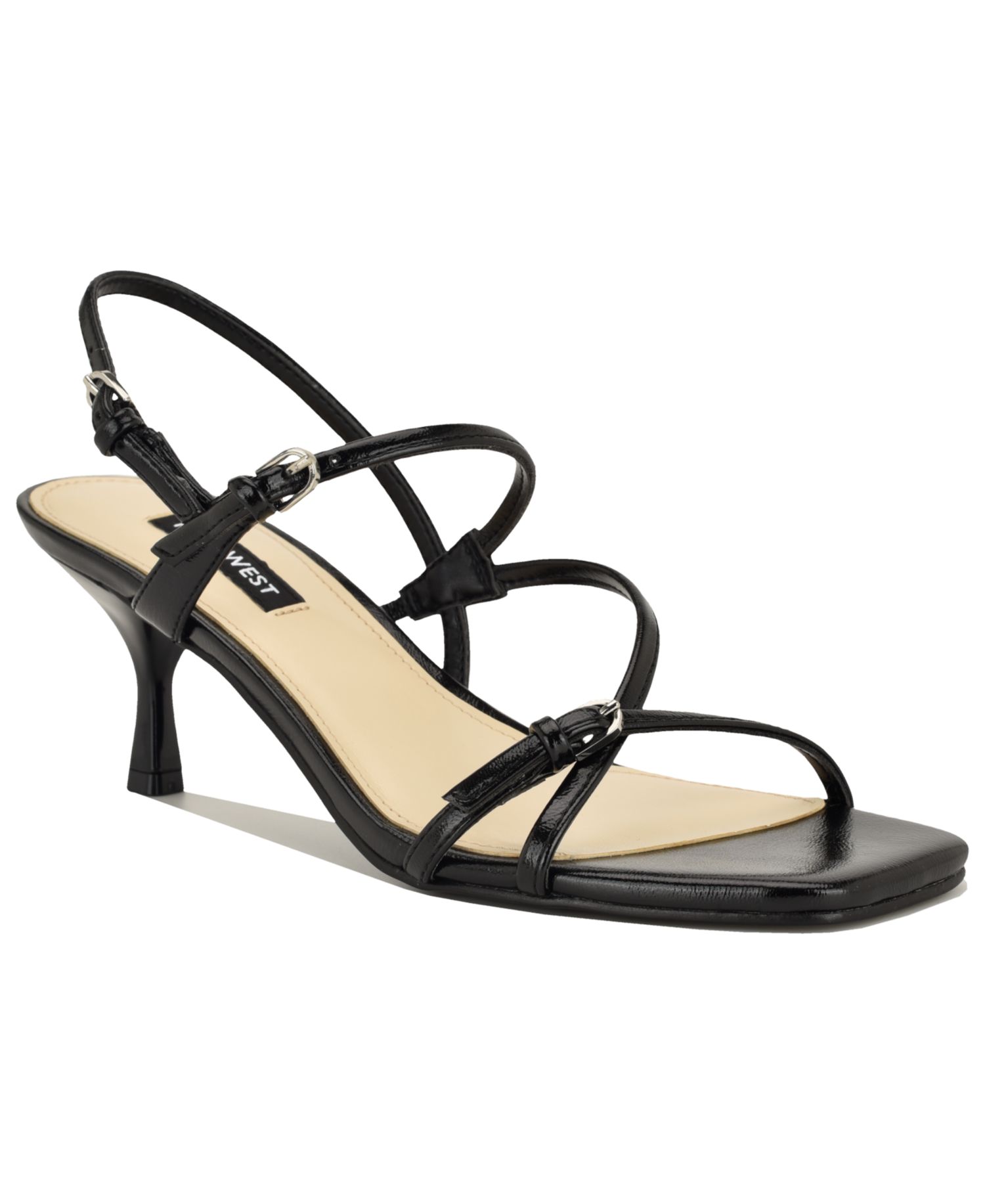 Women's Hayla Strappy Kitten Heel Slingback Sandals