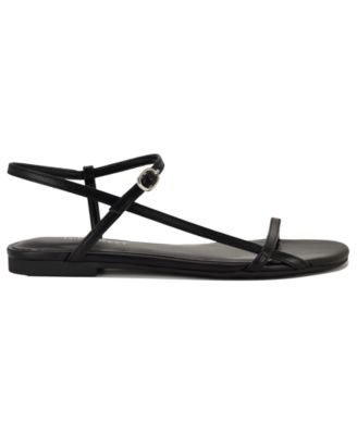 Women's Masow Almond Toe Strappy Flat Sandals