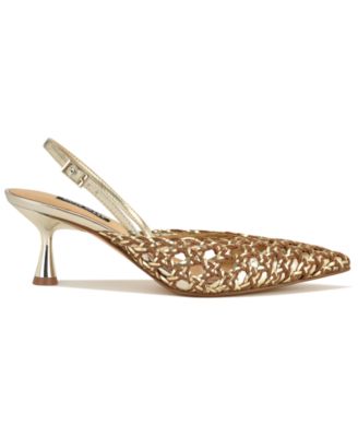 Women's Randela Woven Kitten Heel Pumps