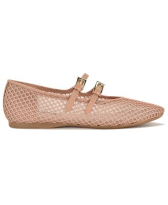 Women's Keira Double Mary Jane Strap Mesh Flats