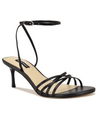 Women's Gazey Ankle Strap Kitten Heel Dress Sandals