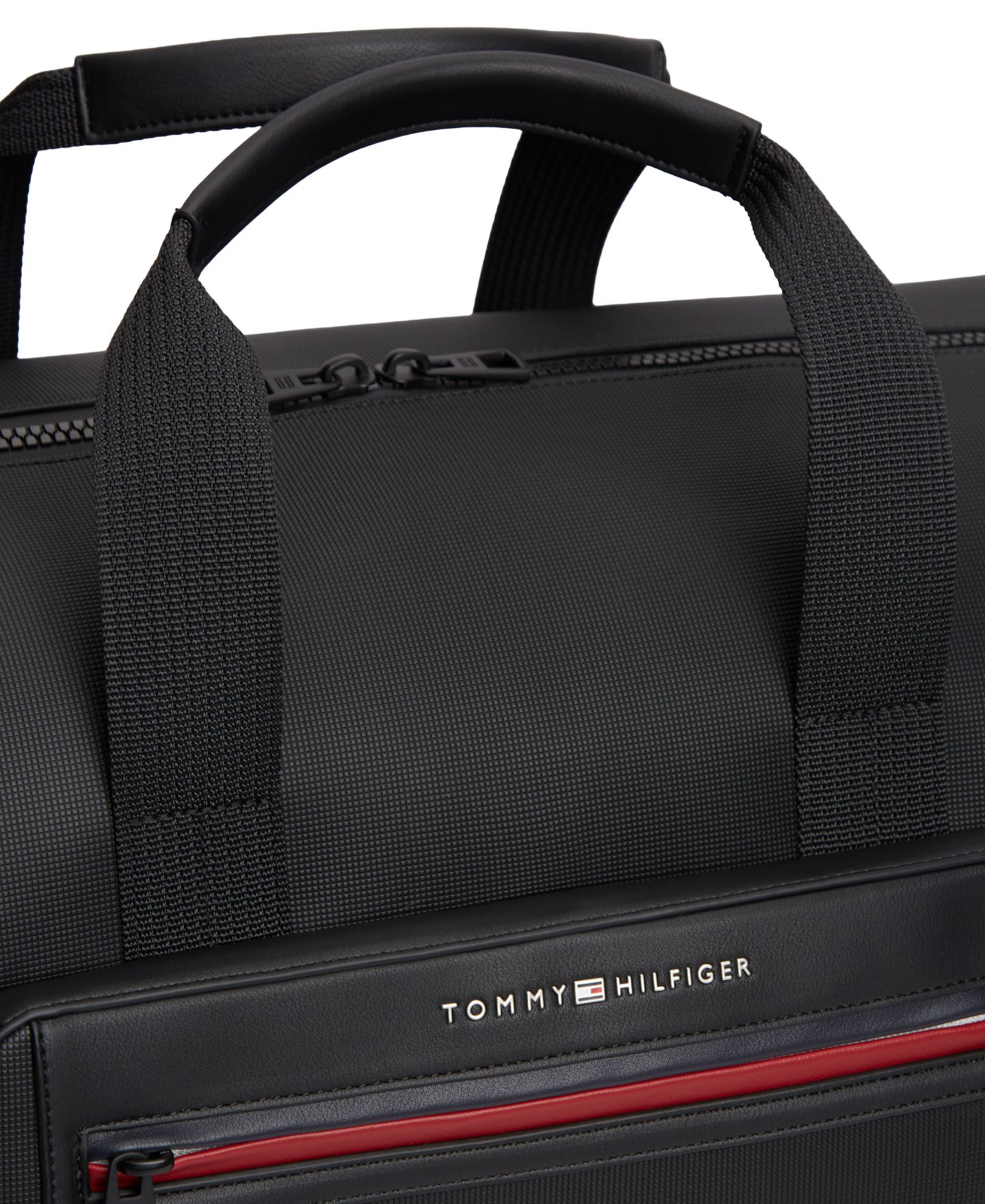Мужская сумка Tommy Hilfiger Foundation Duffel, цвет: Чёрный — фото 4