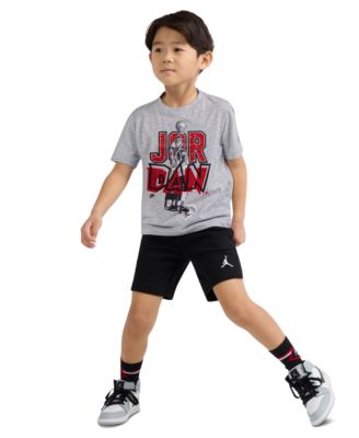 Boys' 4-7 Retro Stack Crewneck T-Shirt