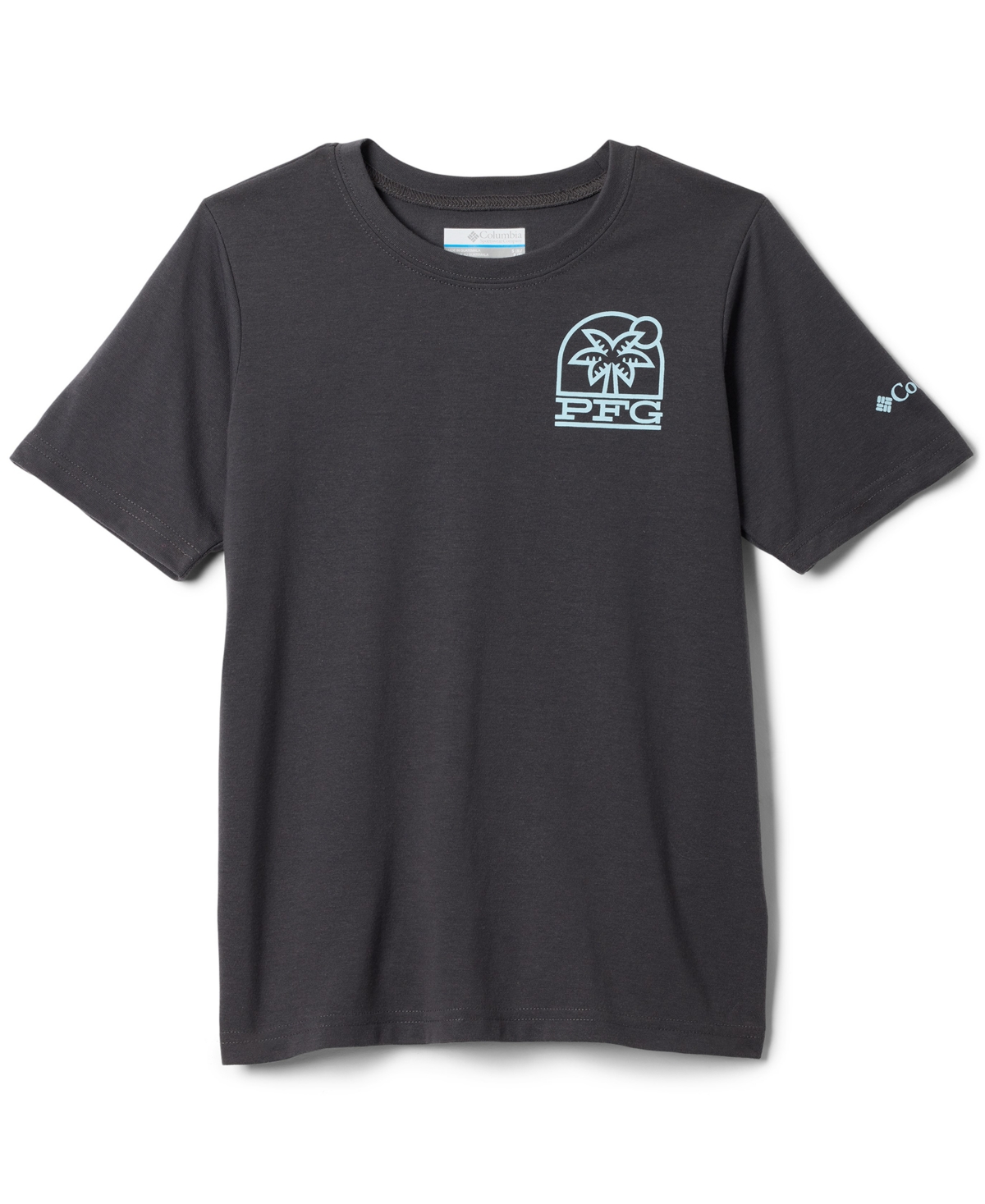 Columbia Kids' Boys' 7-16 Palm Waves Short-sleeve T-shirt In Black
