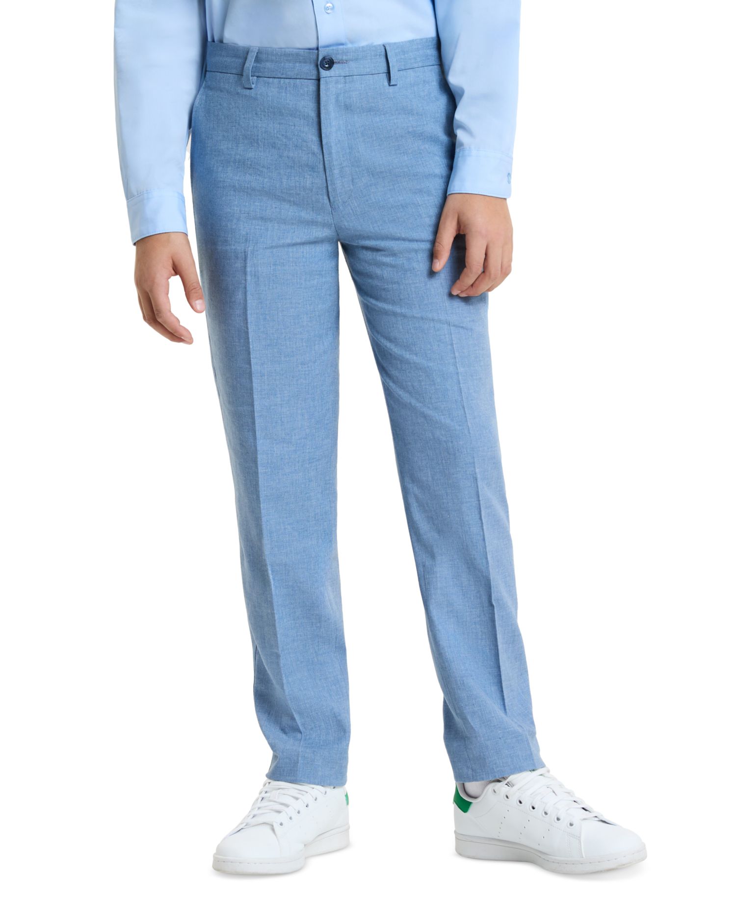 Boys' 8-20 Linen Pocket Detail Pants