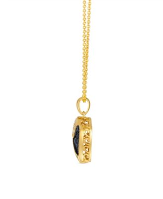 Blackberry & Vanilla Diamond Pendant Necklace (0.305 ct. t.w.) in 14k Honey Gold