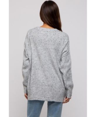 Maternity Speckled Knit Sweater