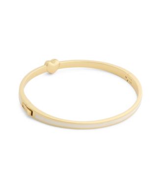 Chalk Signature C Heart Enamel Bangle Bracelet