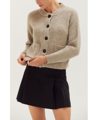 Women's Dionne Ribbed Knit Sweater Cardigan