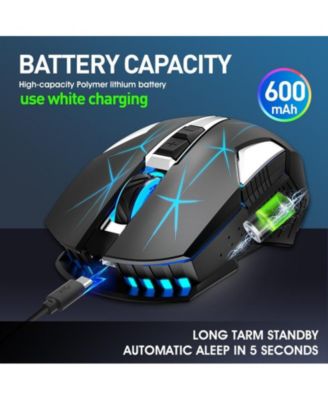 2.4G Wireless Rechargeable Gaming Mouse, 3 Adjustable DPI (1000/1600/2400)