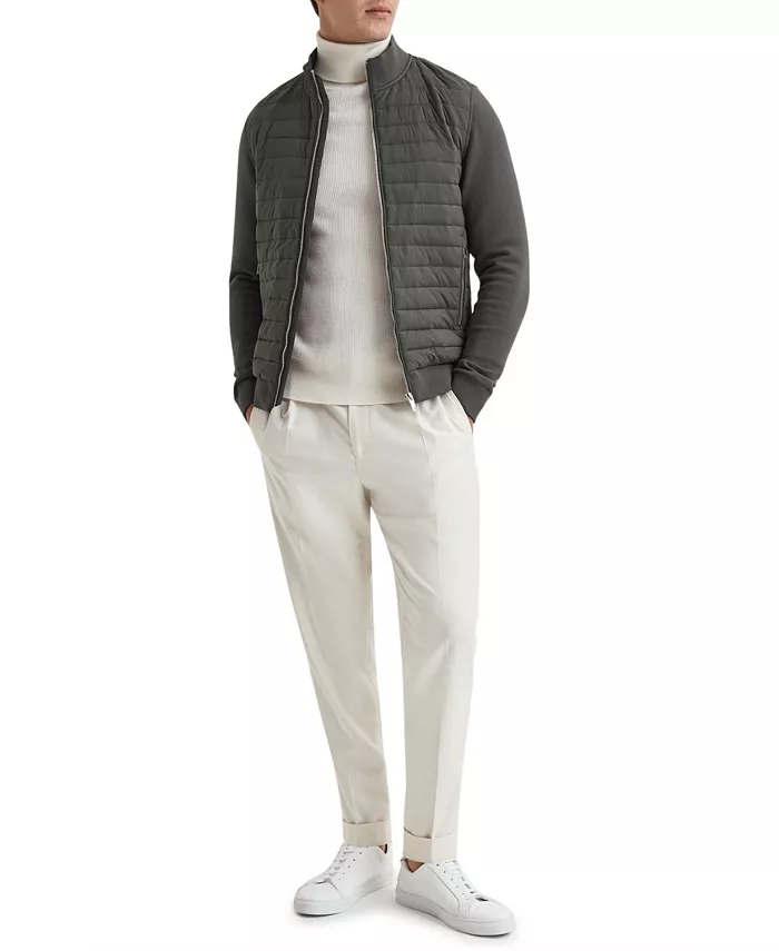 Men's Freddie Hybrid Quilt and Interlock Zip Jacket - thumbnail 10