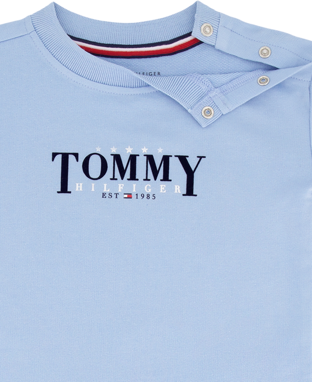 Tommy Hilfiger Baby Boys' Crewneck T-Shirt and French Terry Shorts, 2-Piece Set