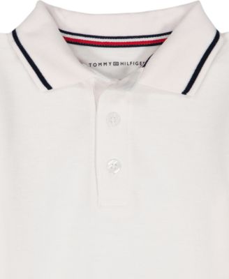 Baby Boys' Polo Collared T-Shirt and Seersucker Stripe Shortalls, 2-Piece Set