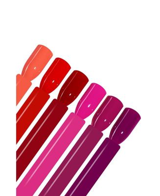 Red Gel Nail Polish Winter Gel Polish Set 6 Colors