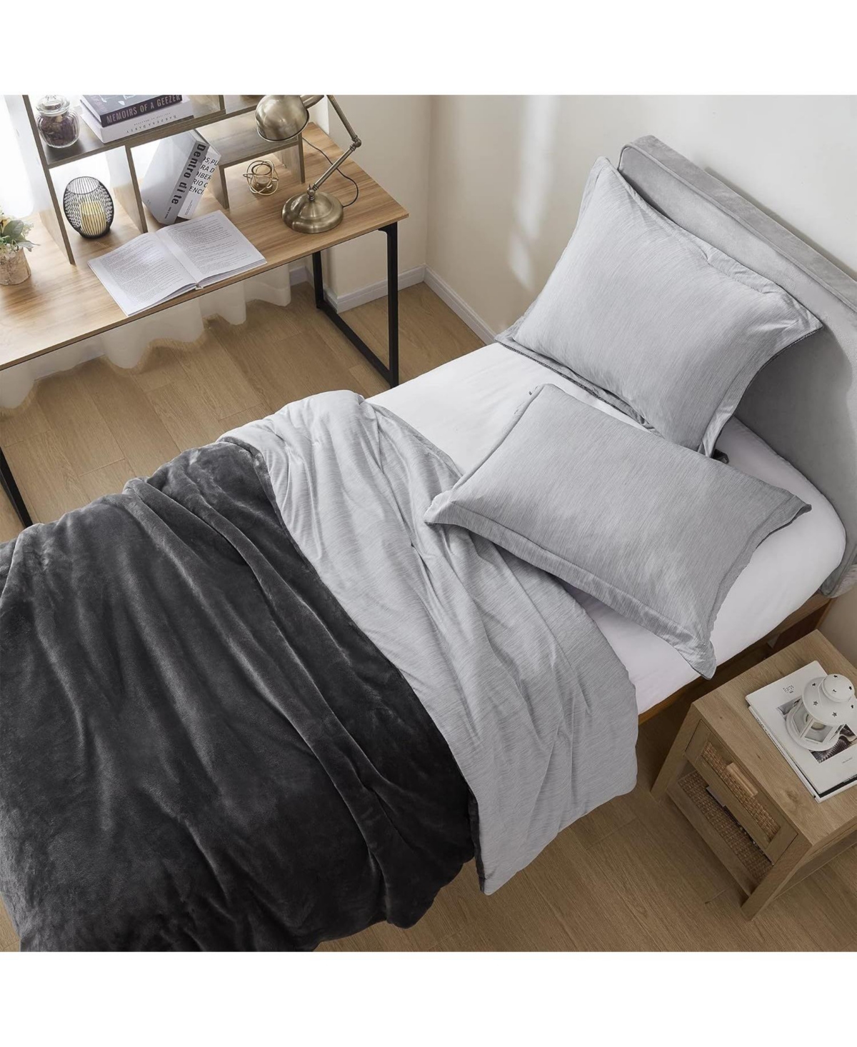 Coma Inducer Some Like it Hot - Cold Comforter Set Cooling Gray