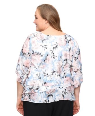 Plus Size Crew Neck Top