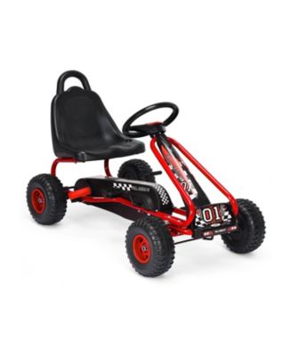 4 Wheel Pedal Powered Ride On Car with Adjustable Seat