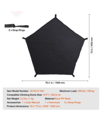 Hammock for 10FT Dome Climber Outdoor Gym Accessory