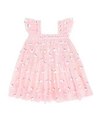 Little Girls Little Bunny Easter Tulle Dress