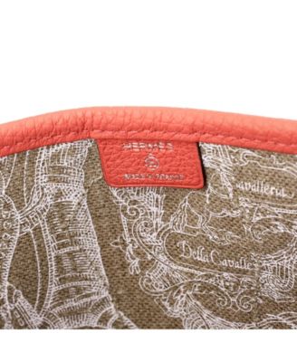 PM Petit H Bell Tote Toile and Leather