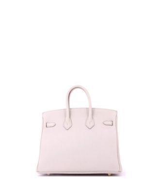 Birkin 25 Handbag Light Togo with Gold Hardware